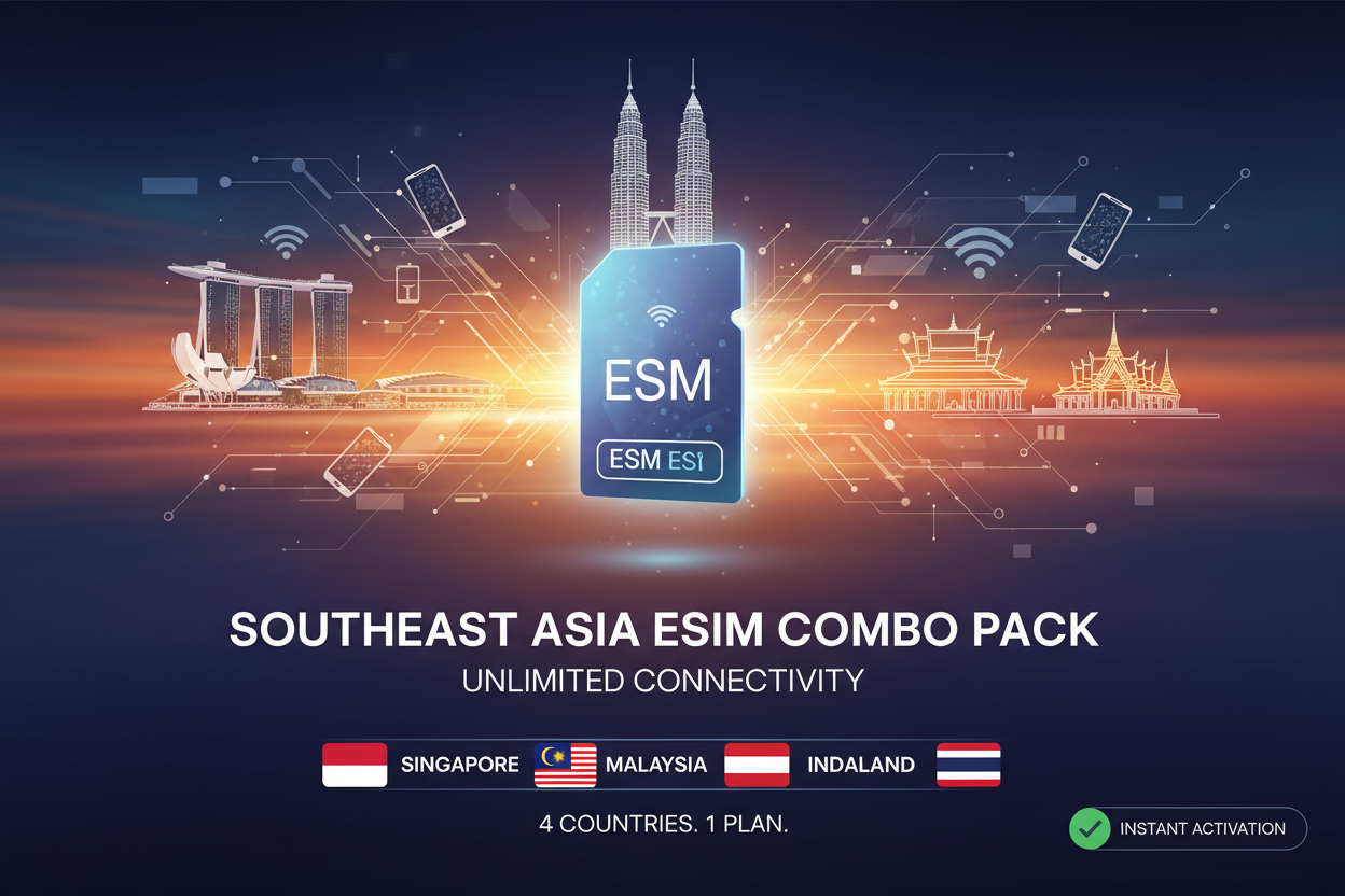 SINGAPORE, MALAYSIA, INDONESIA, THAILAND- COMBO PACKS
