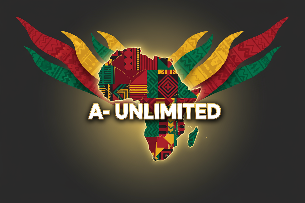 Africa A- UNLIMITED with flag