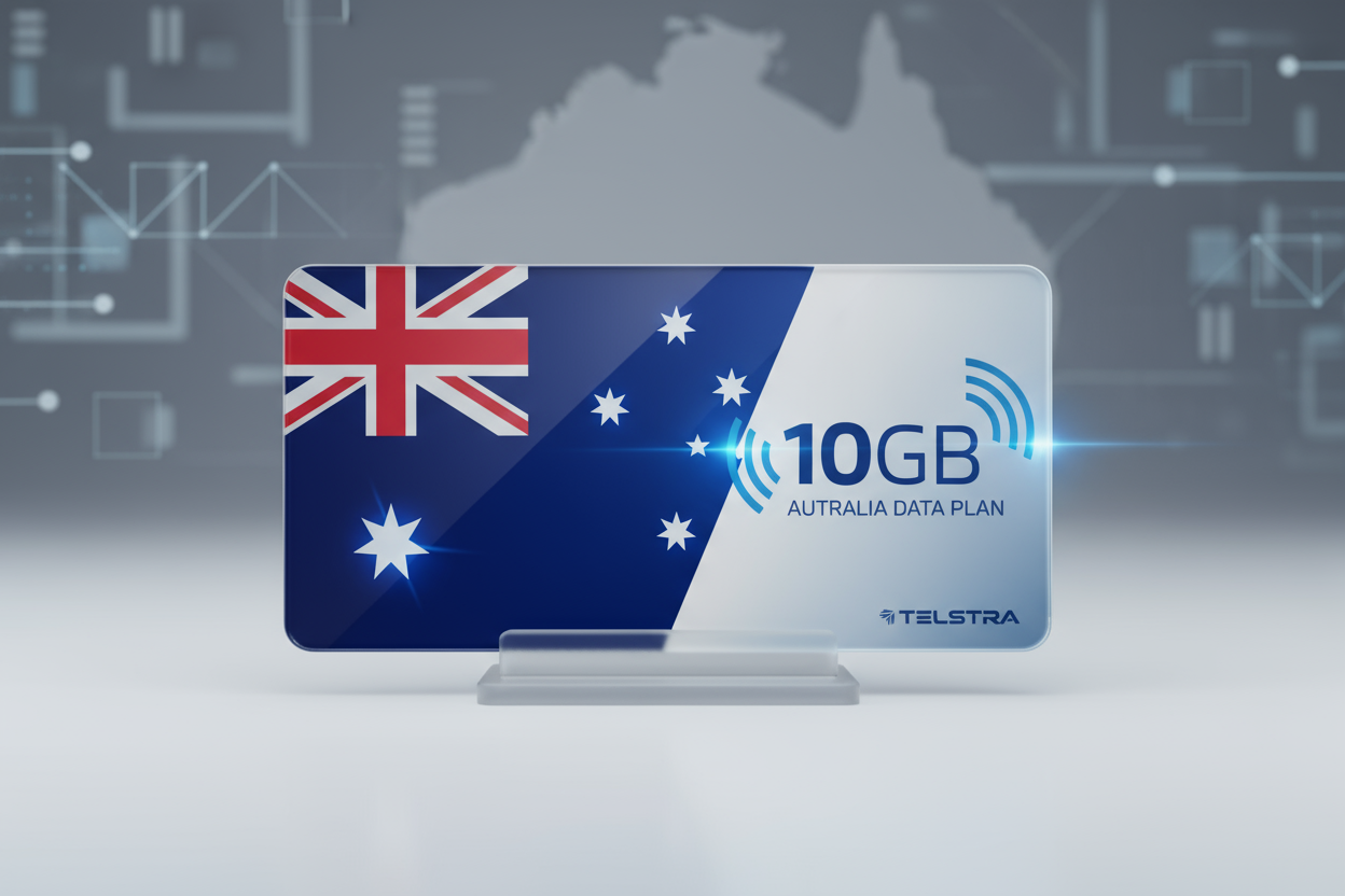 Australia-10GB(Total) with flag