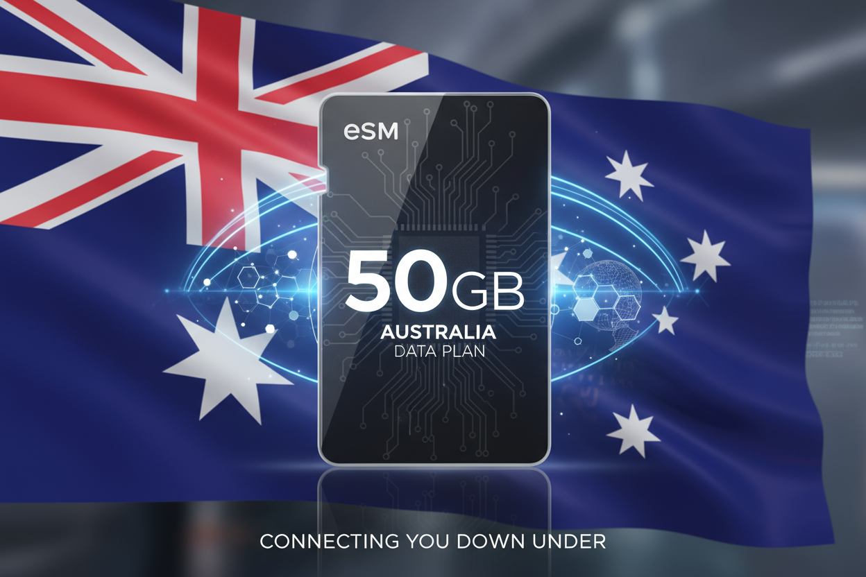 Australia-50GB(Total) with flag