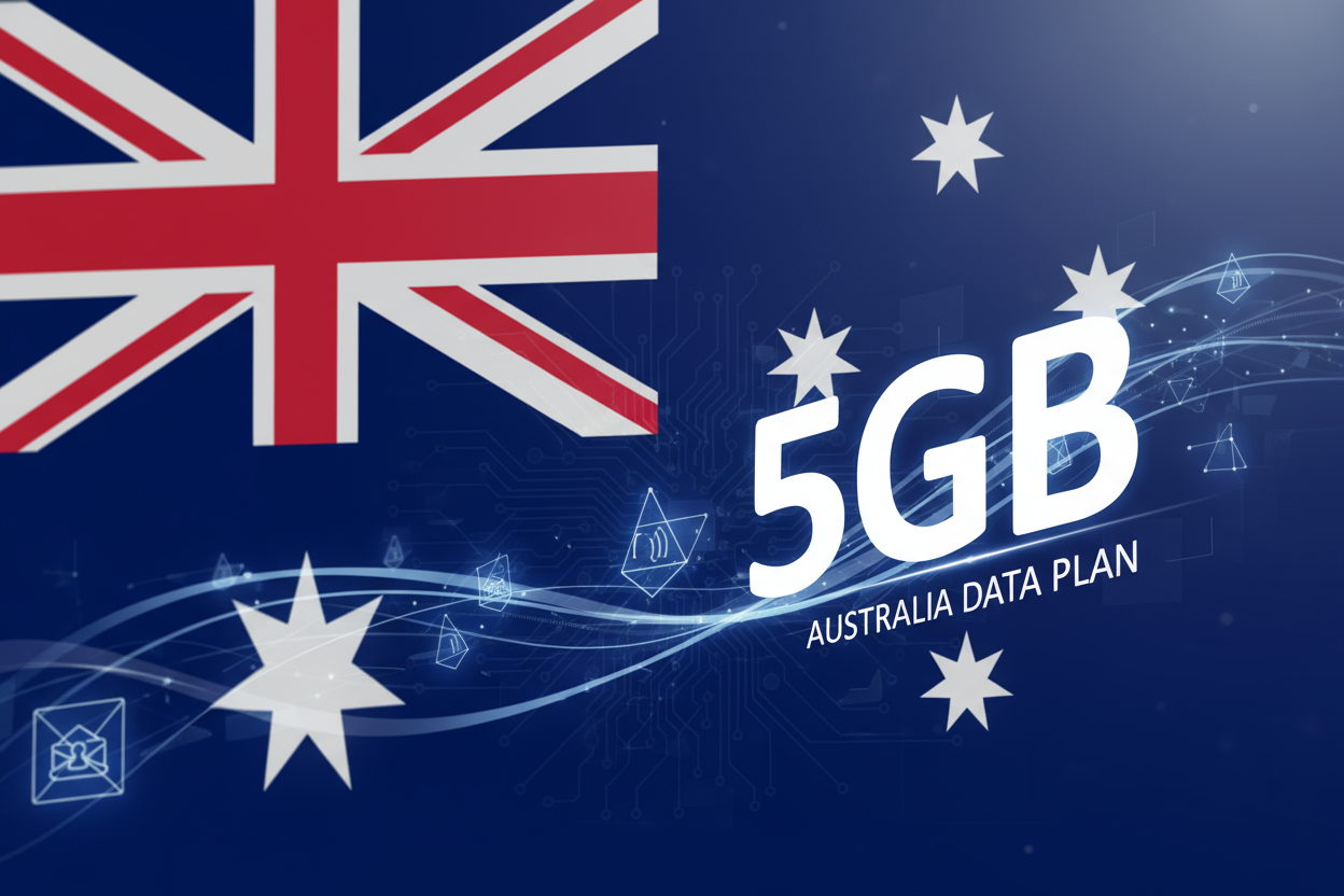Australia-5GB(Total) with flag