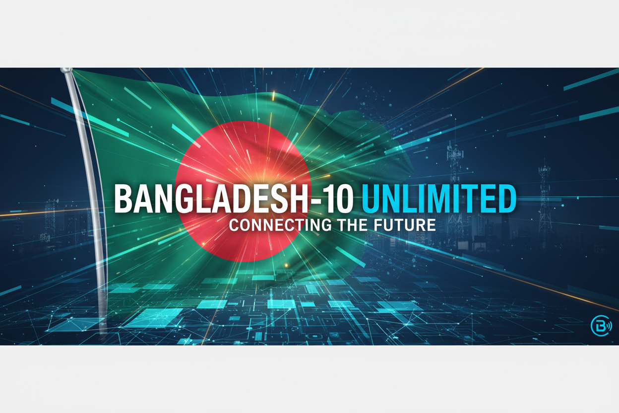 Bangaldesh-10 UNLIMITED with flag