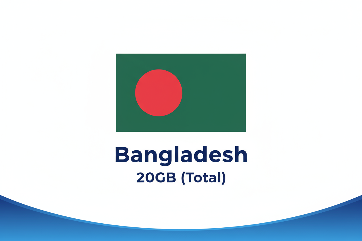 Bangaldesh-20GB(Total) with flag