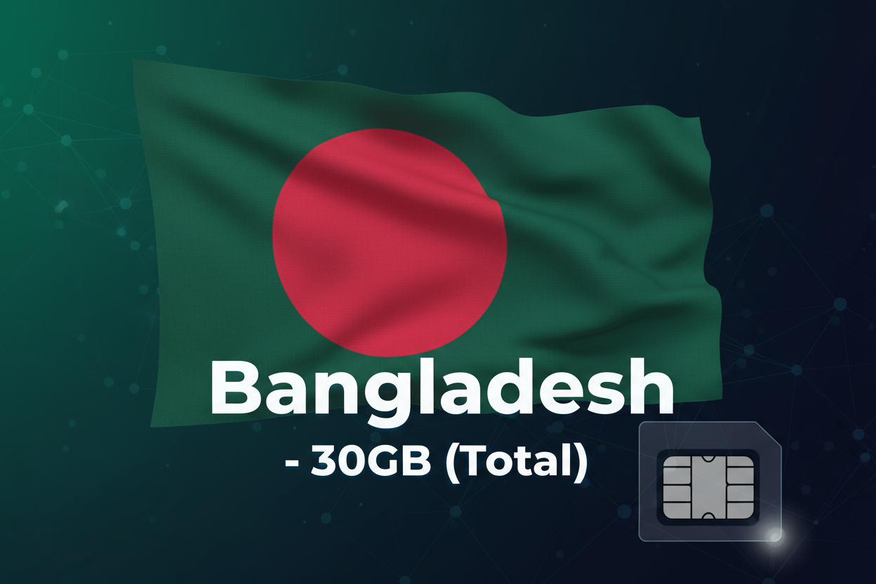 Bangaldesh-30GB(Total) with flag