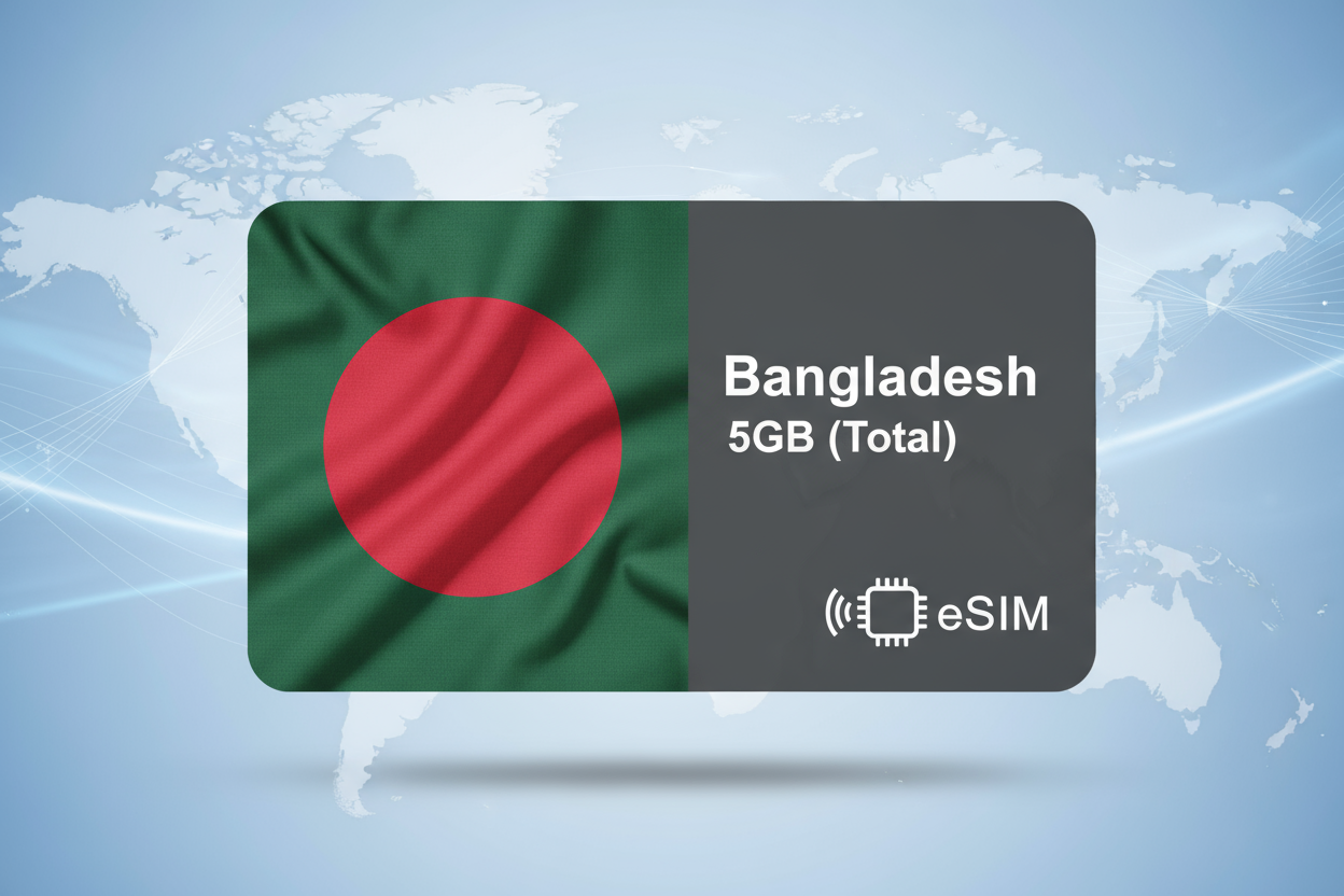Bangaldesh-5GB(Total) with flag