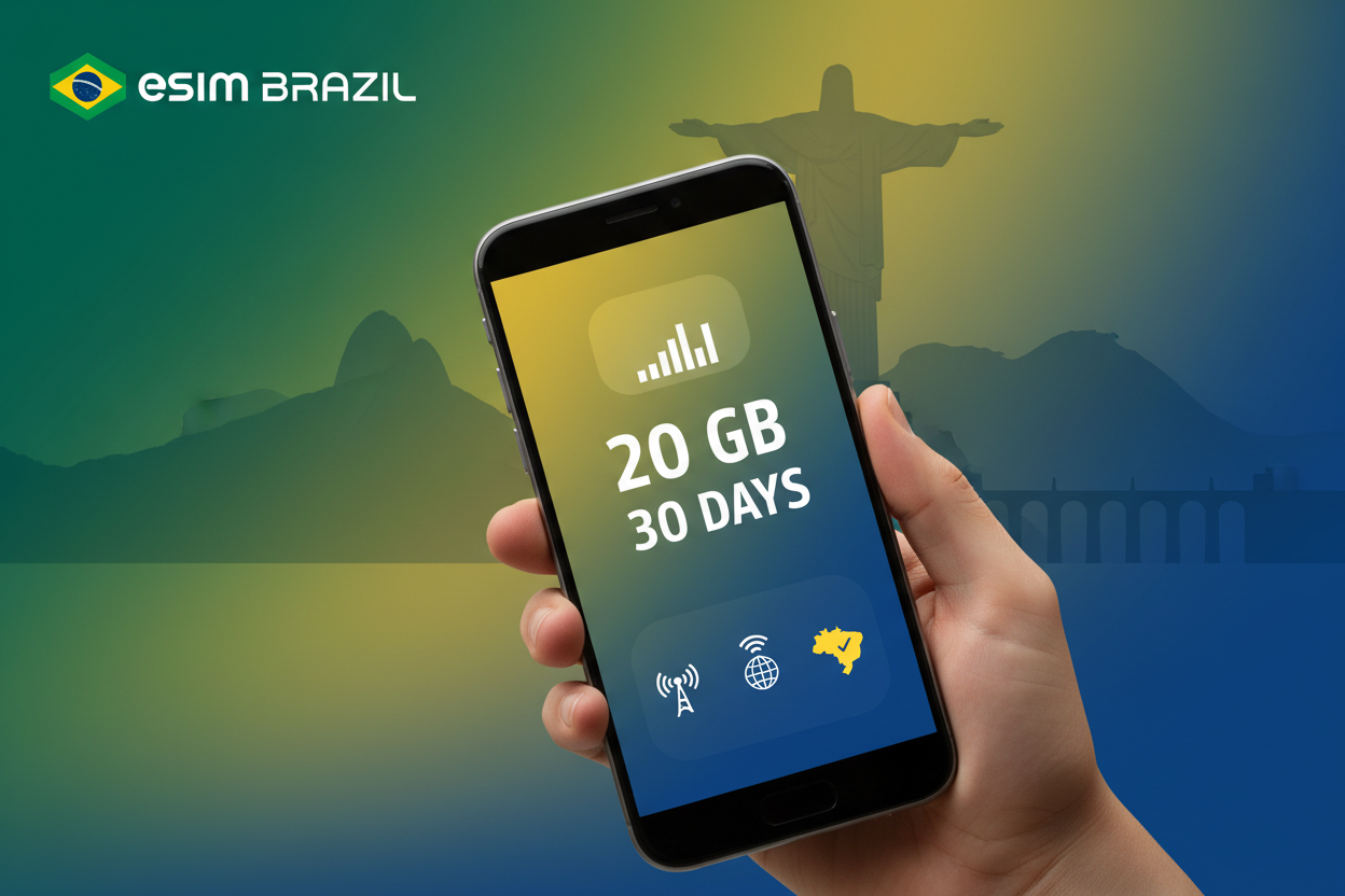 BRAZIL 20 GB 30 DAY