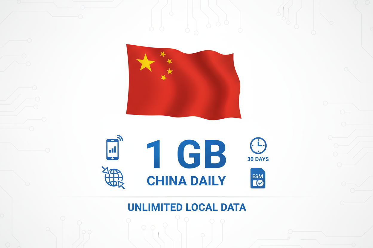 CHINA DAILY 1 GB with flag