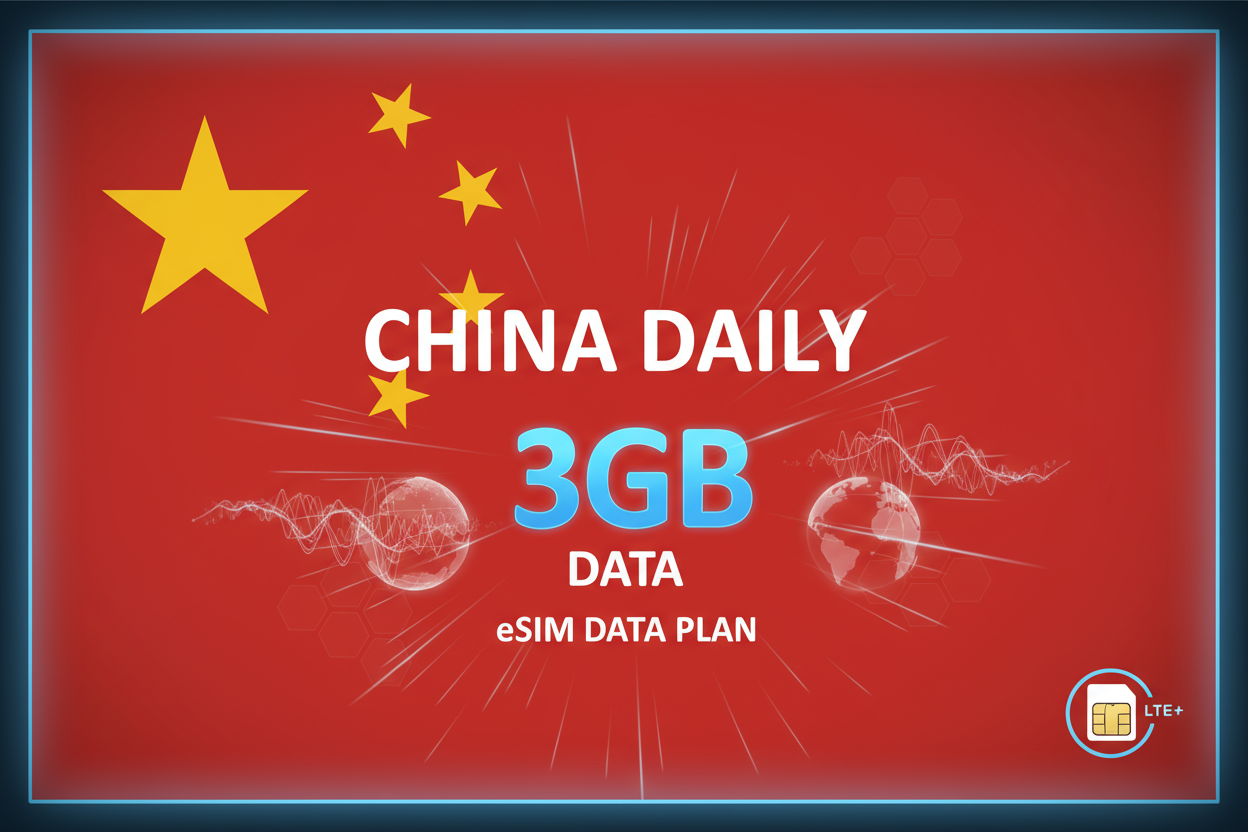 CHINA DAILY 3GB with flag