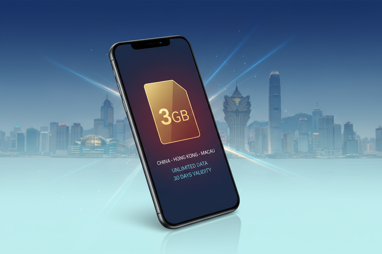 CHINA HONGKONG MACAU 3GB