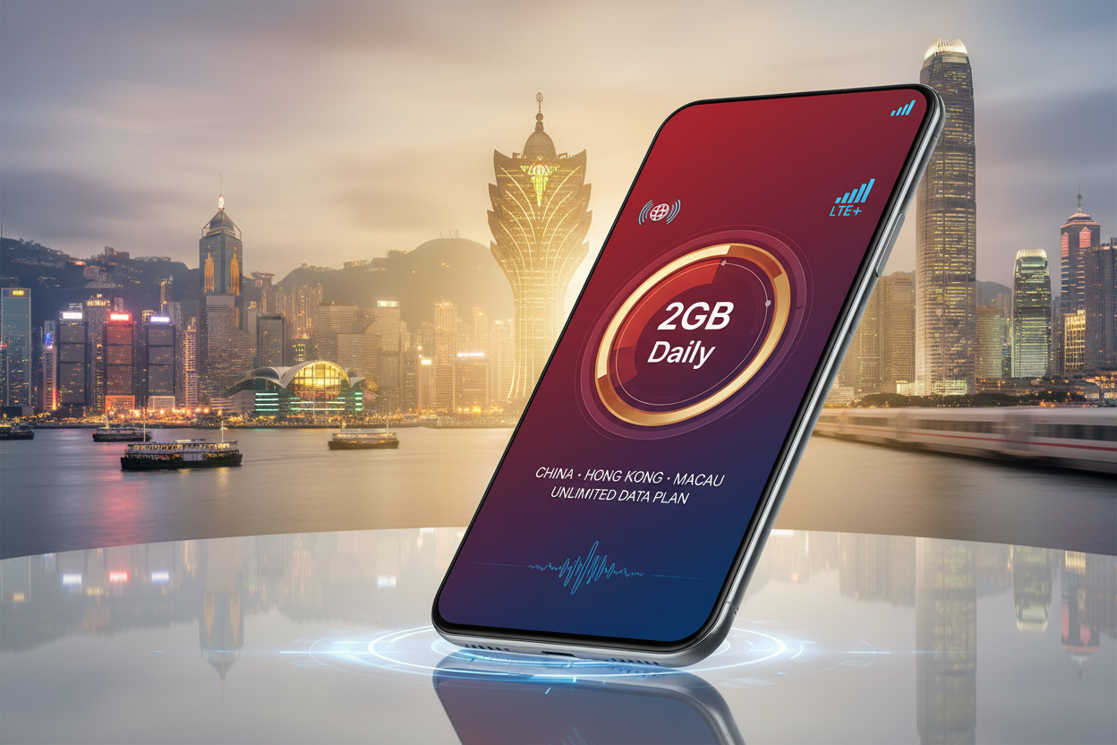 CHINA HONGKONG MACAU DAILY 2 GB