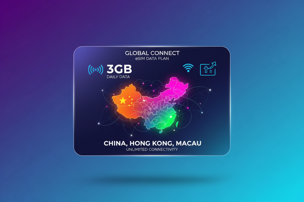 CHINA HONGKONG MACAU DAILY 3GB