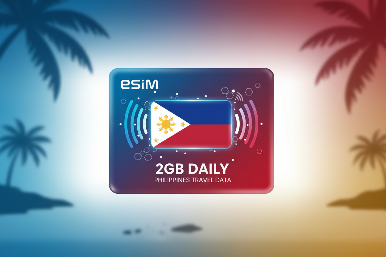 eSIM - JOY Philippines (Daily 2GB) with flag