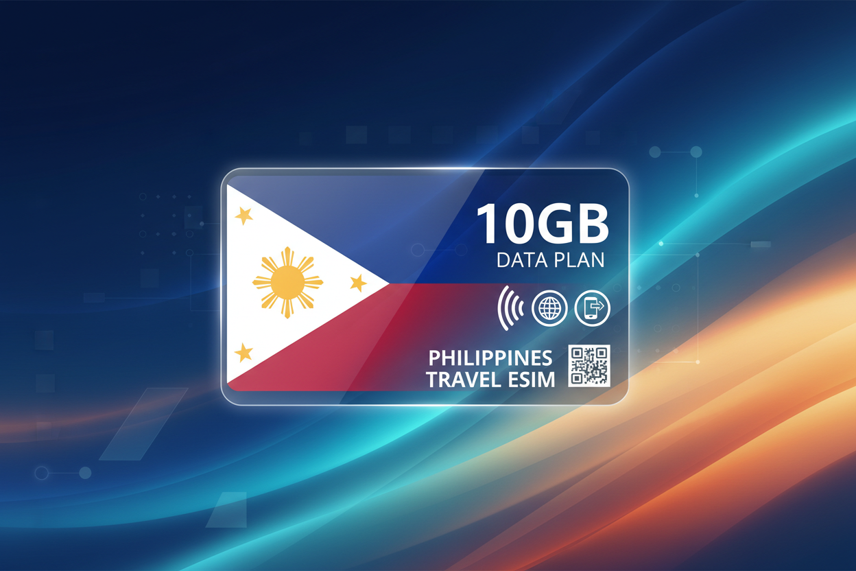 eSIM - JOY Philippines (Total 10GB) with flag