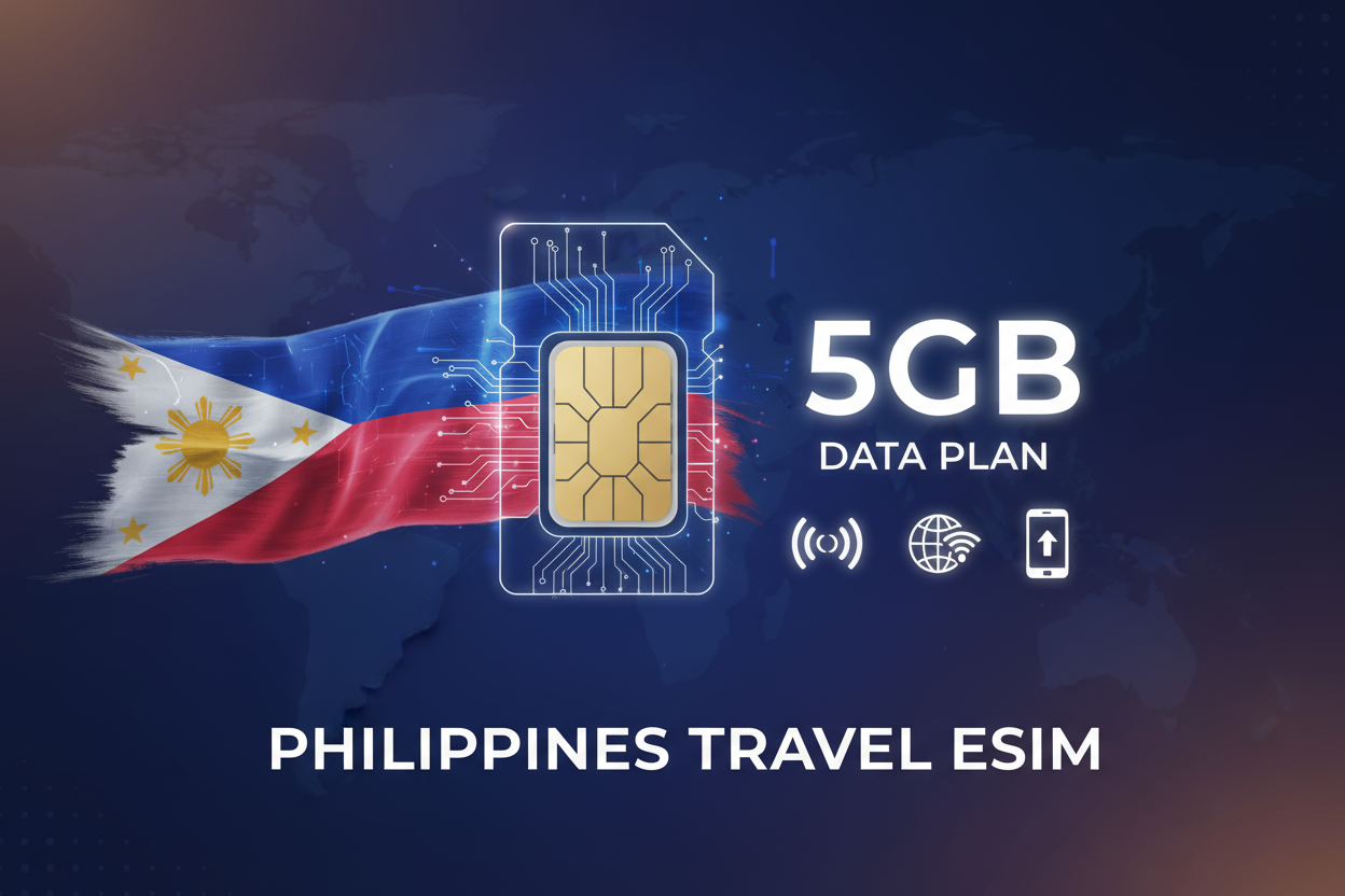 eSIM - JOY Philippines (Total 5GB) with flag