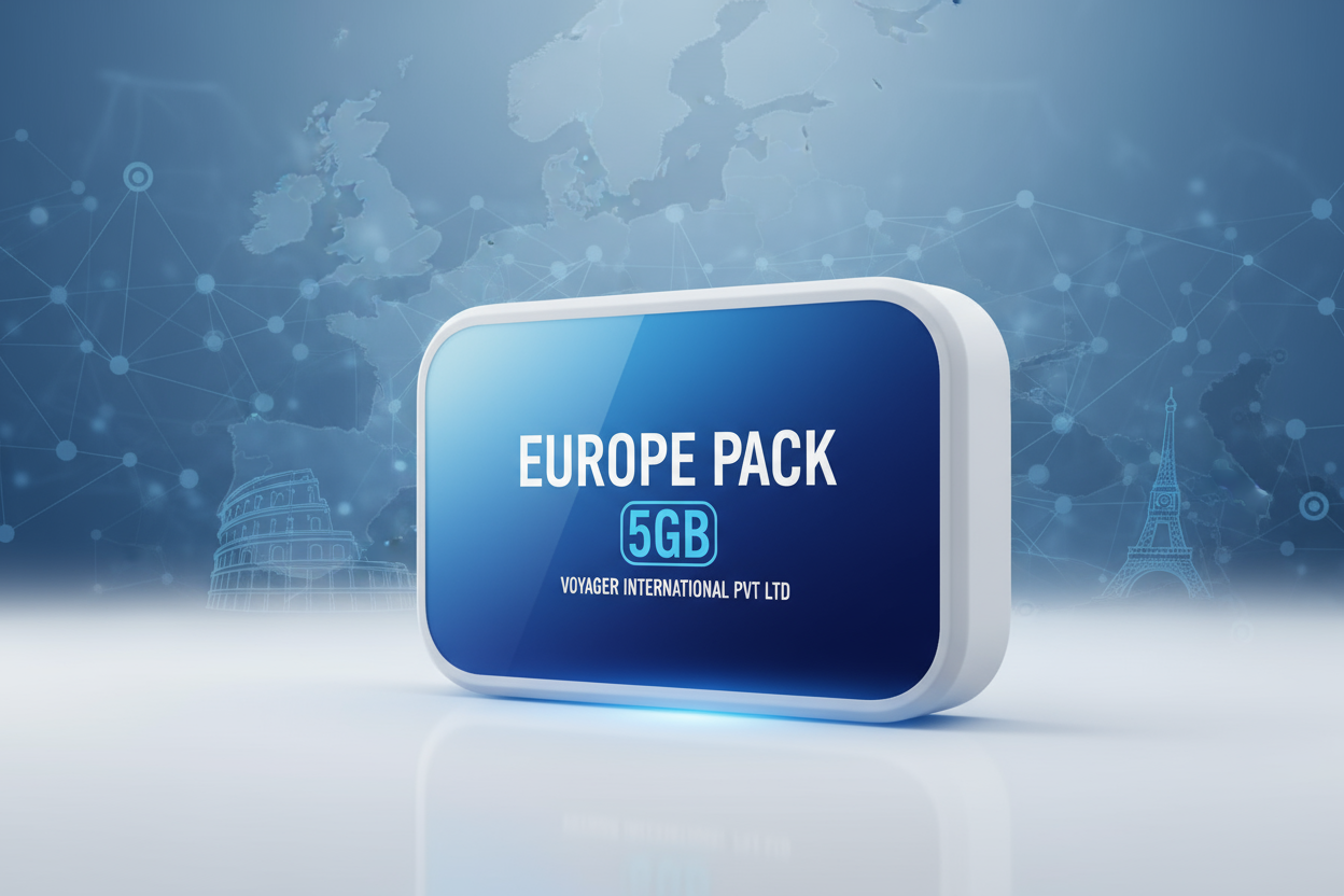 europe pack 5gb voyager international pvt ltd