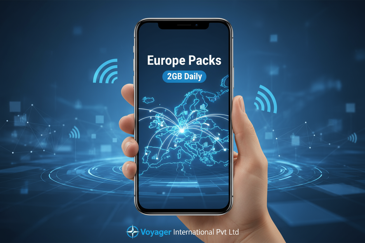 Europe Packs- 2GB (Daily) voyager international pvt ltd