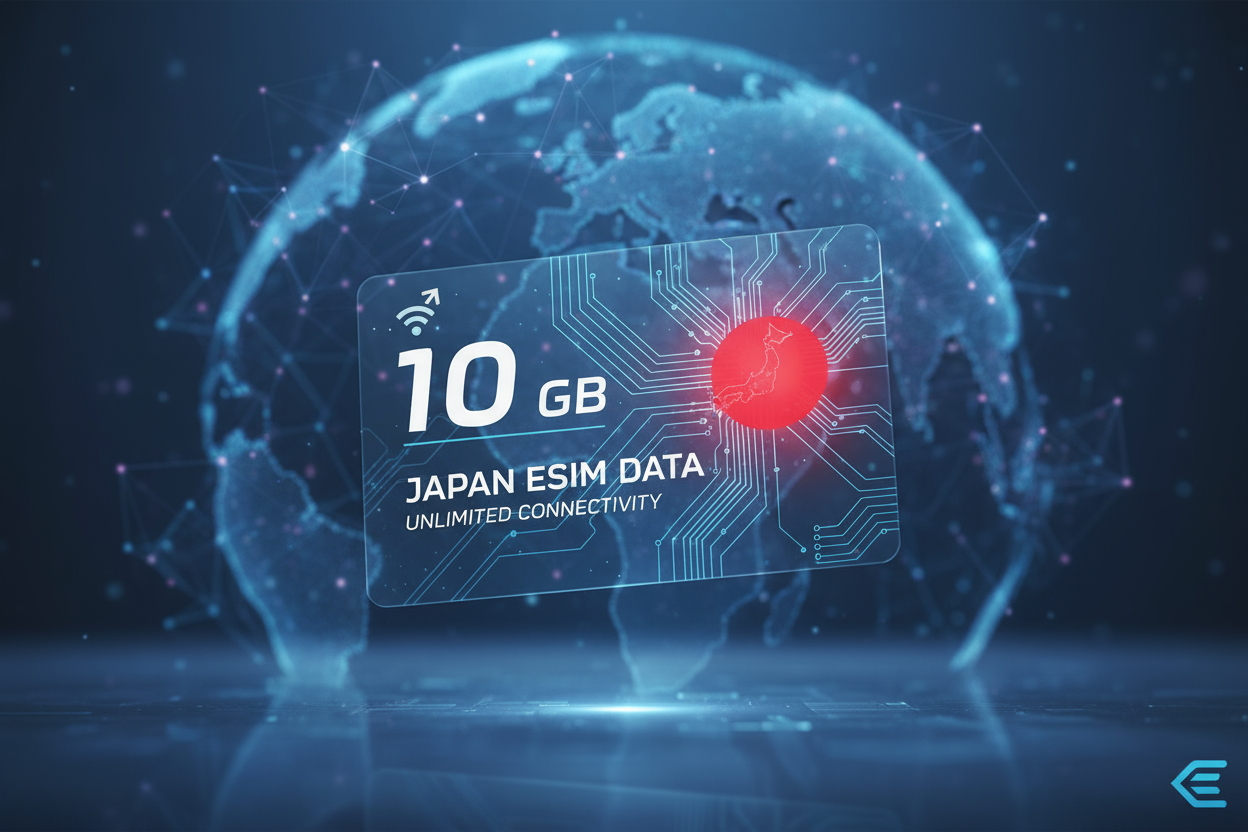 JAPAN 10 GB with flag
