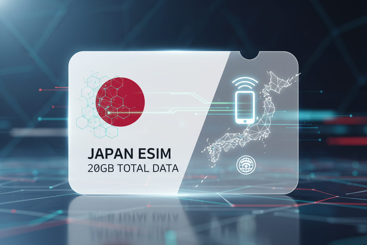 Japan-IIJ-20GB(Total) with flag