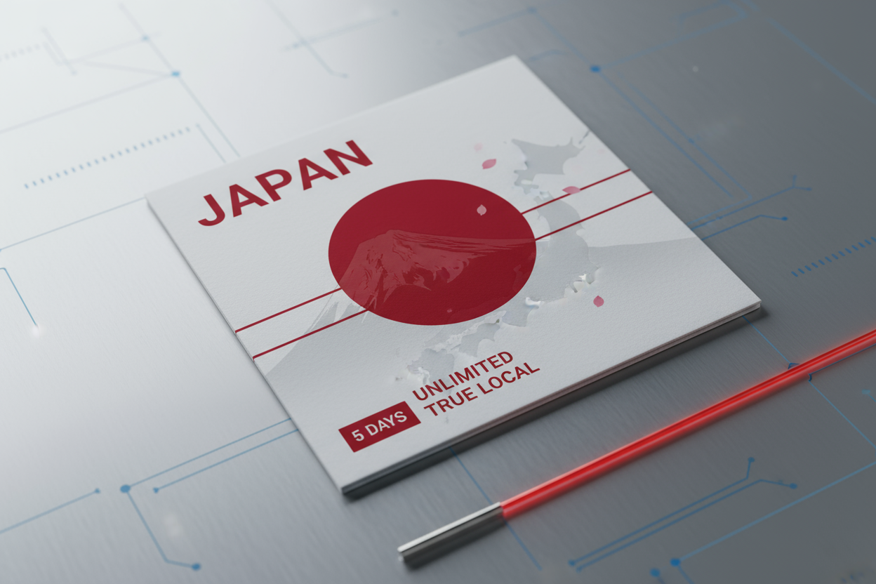 JAPAN UNLIMITED TRUE LOCAL 5Days WITH FLAG