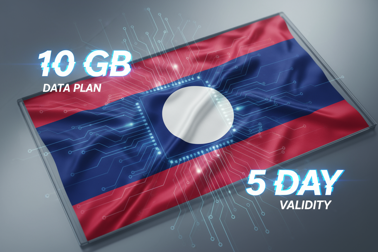 LAOS 10 GB 5 DAY WITH FLAG