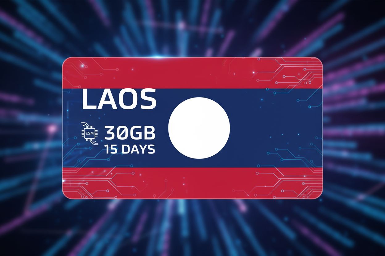 LAOS 30GB 15days WITH FLAG