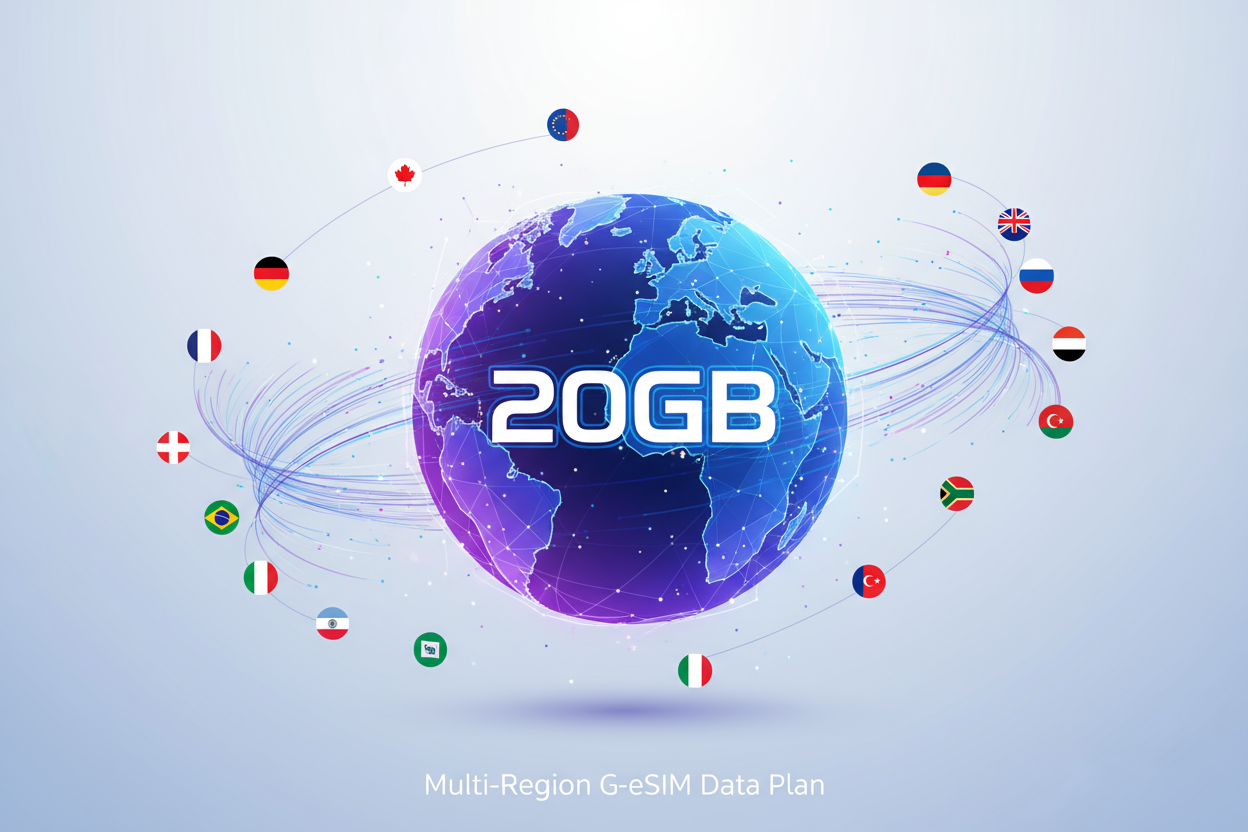 Multi-Region G-20GB (Total) with flag