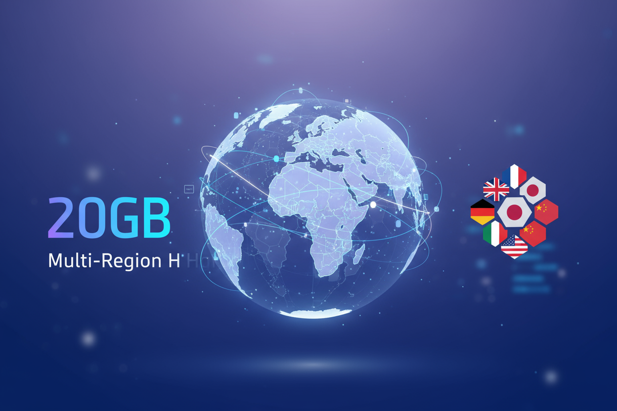 Multi-Region H - 20GB(Total) with flag