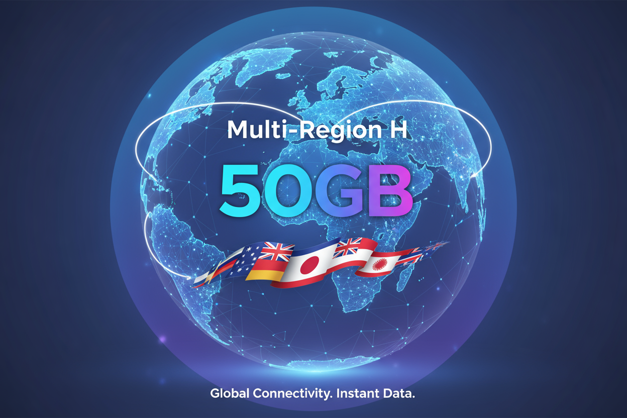 Multi-Region H - 50GB(Total) with flag