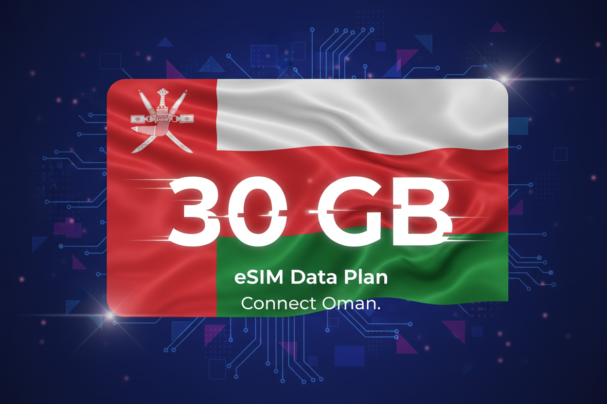 OMAN 30 GB WITH FLAG