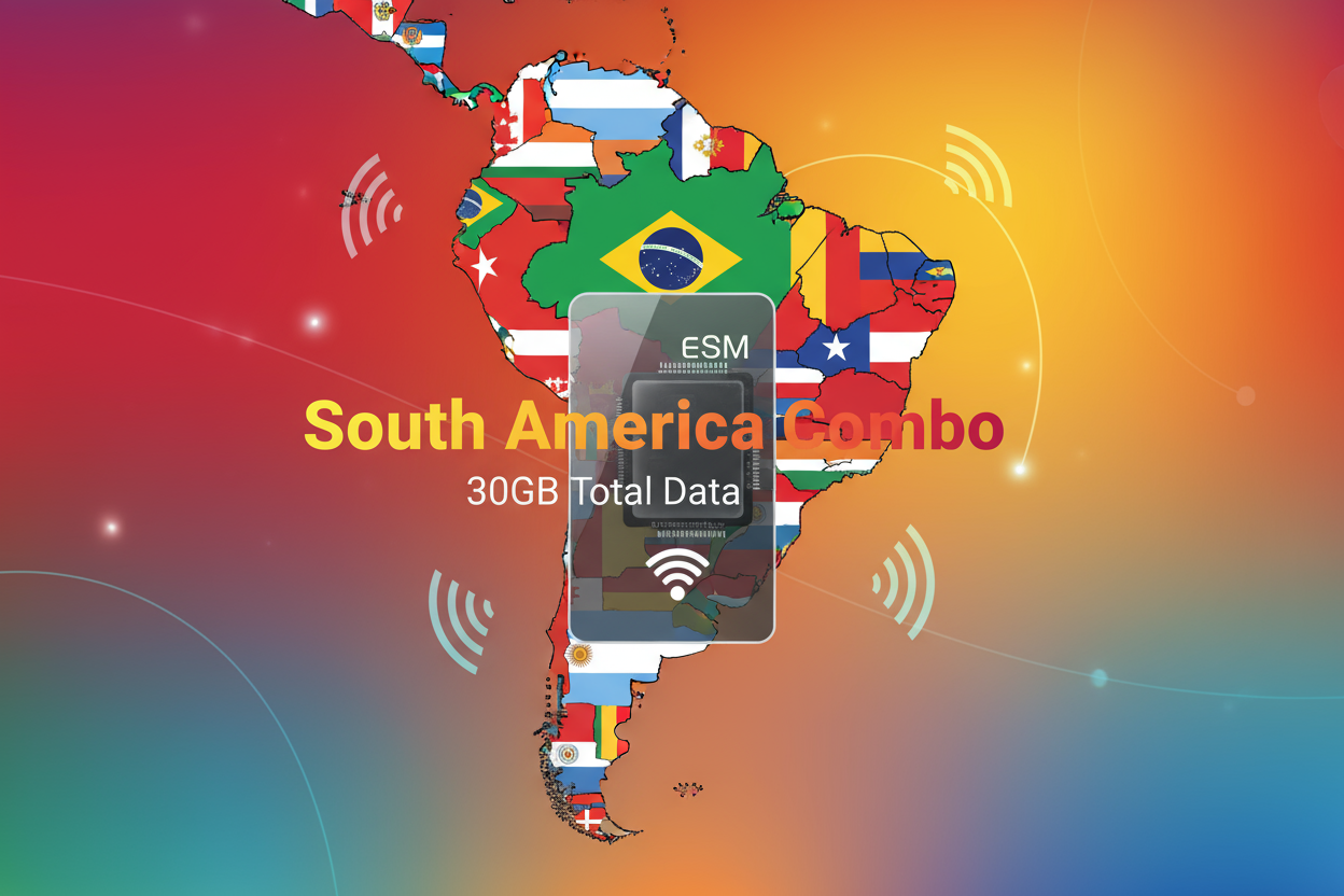 South Ameica Combo- 30GB(total) with flag