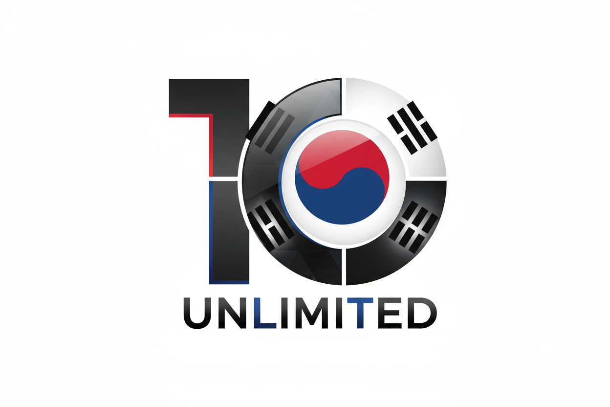 South Korea-10 UNLIMITED with flag