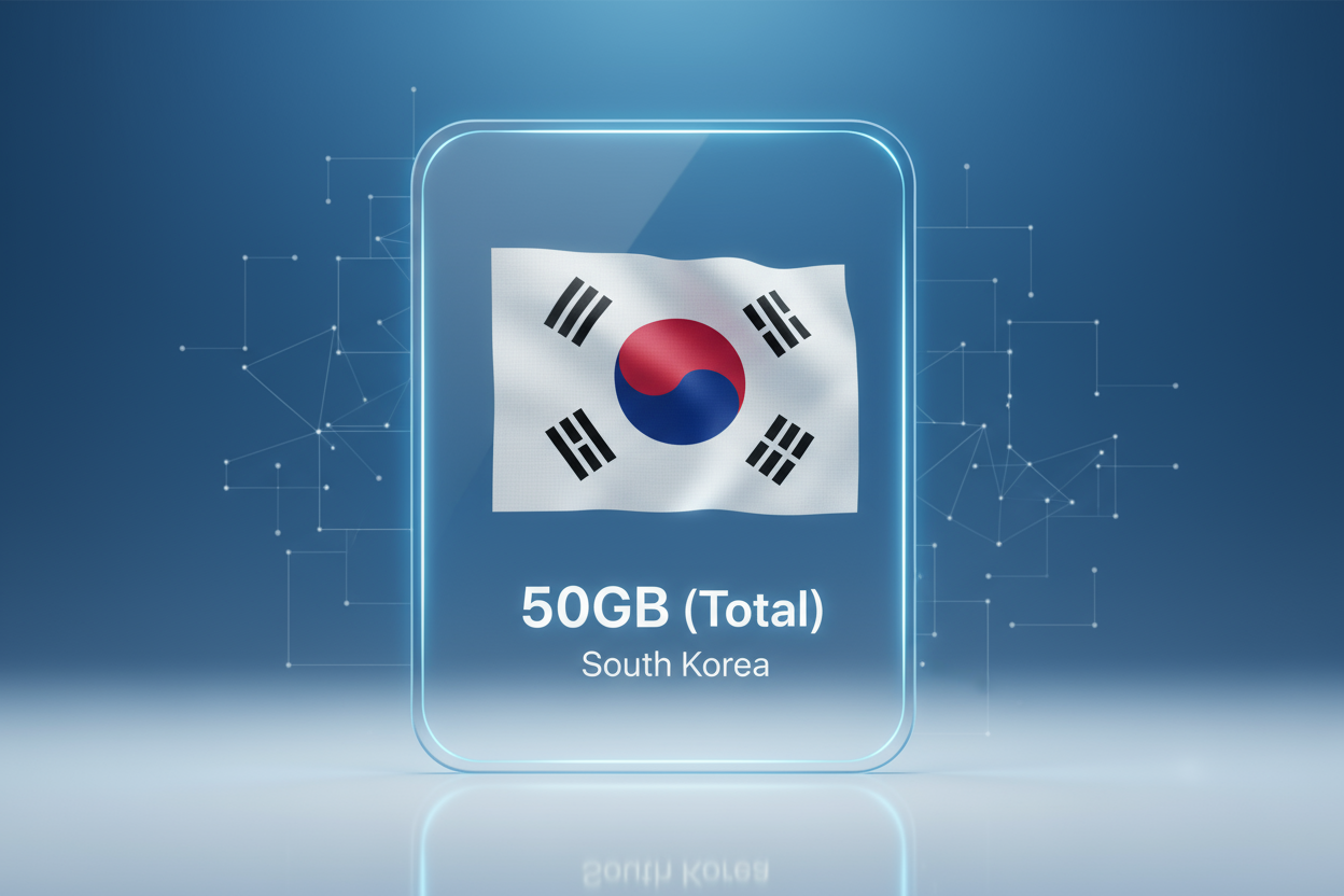 South Korea-50GB(Total) with flag