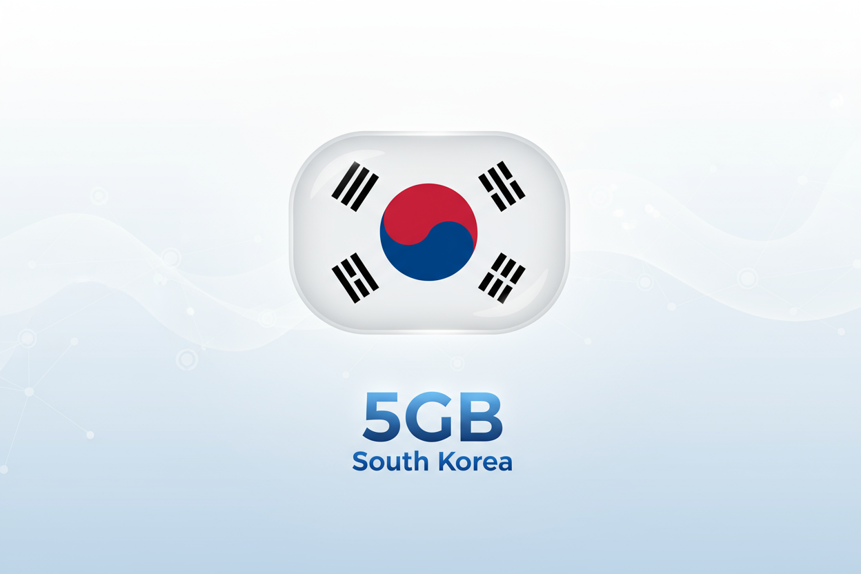 South Korea-5GB(Total) with flag