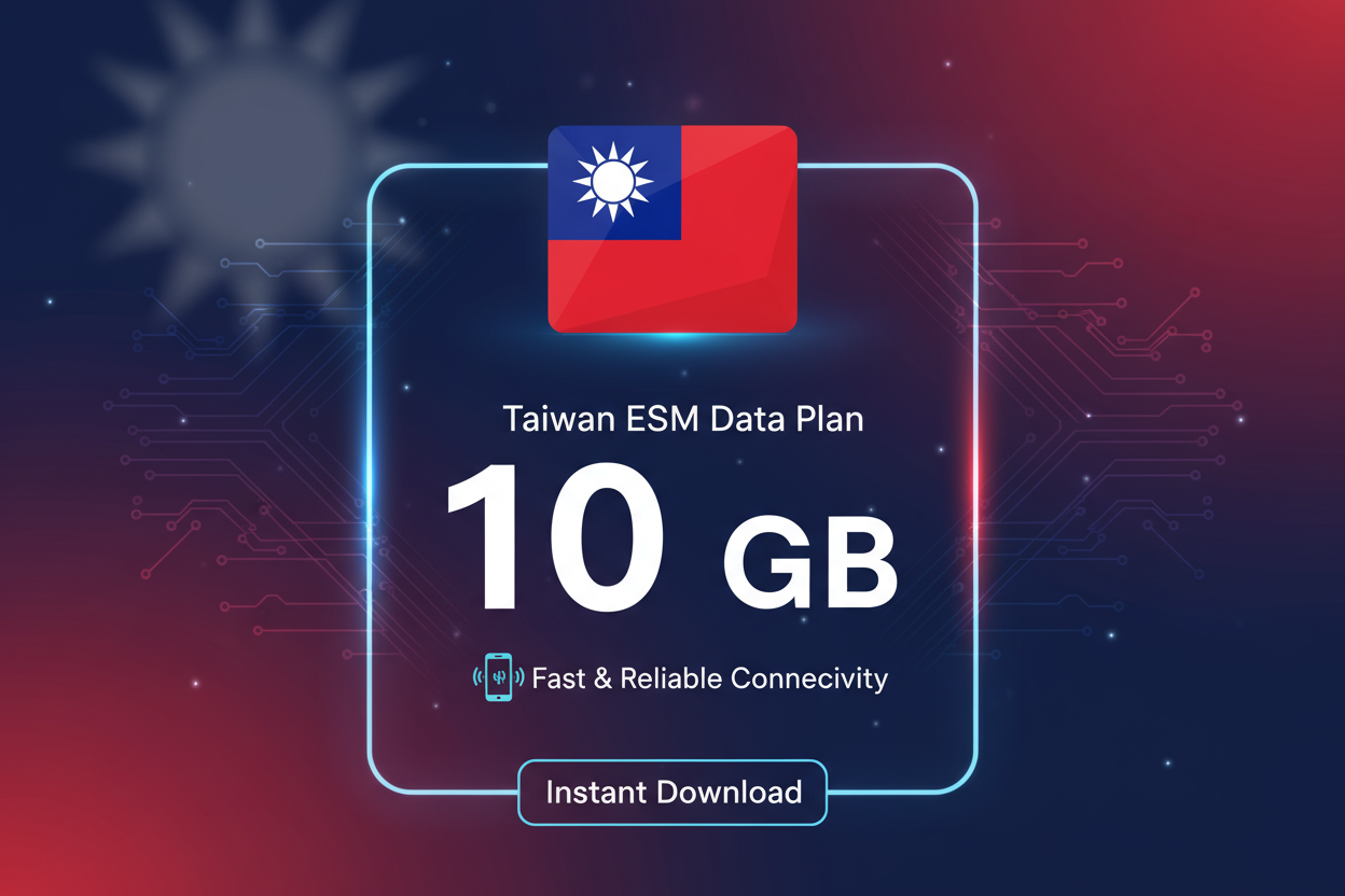 TAIWAN 10 GB with flag