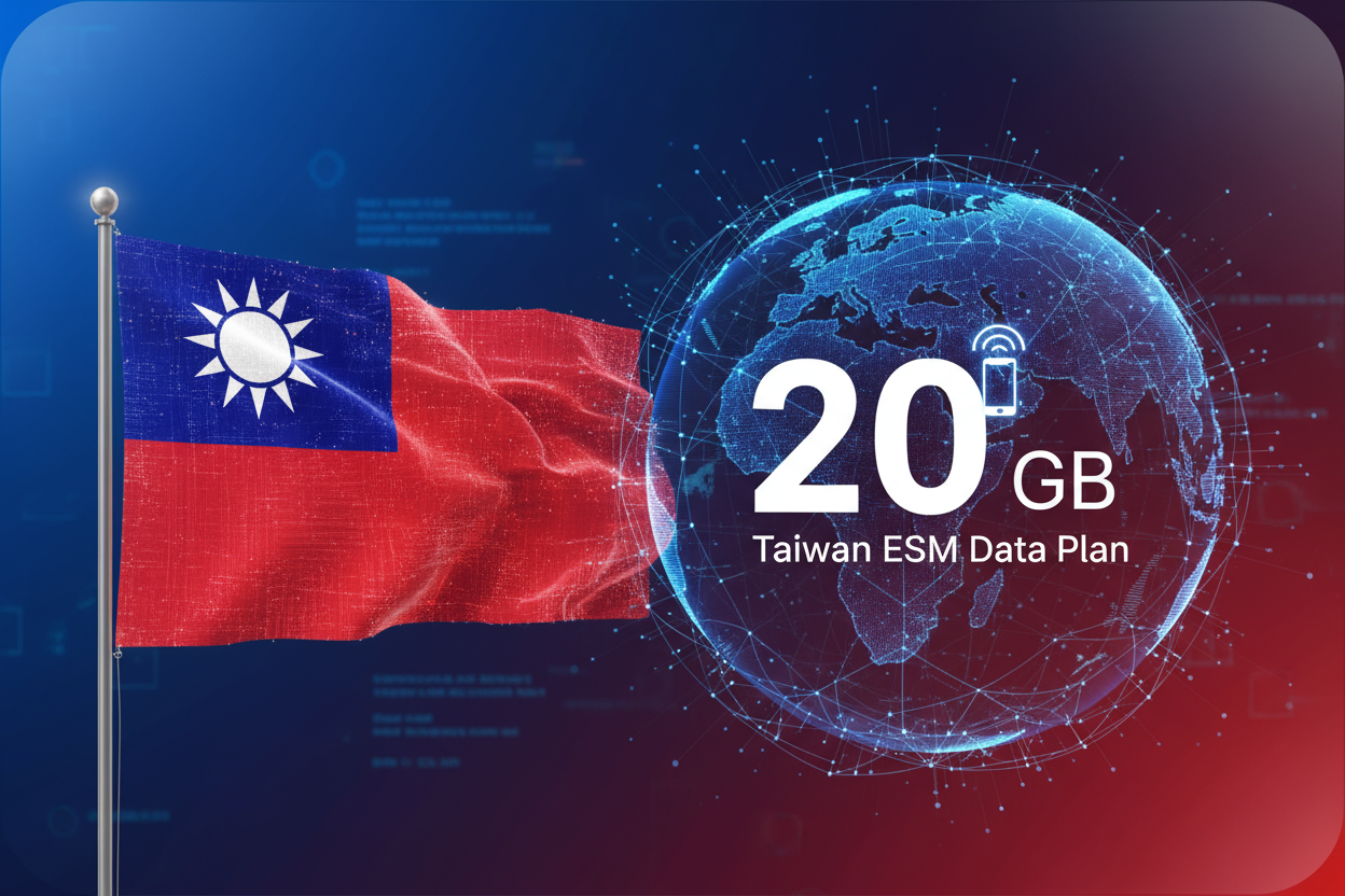 TAIWAN 20 GB with flag