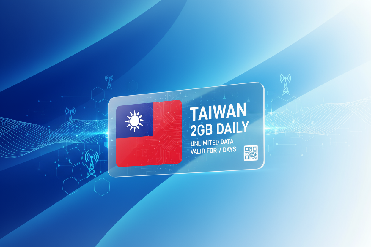 TAIWAN DAILY 2GB with flag
