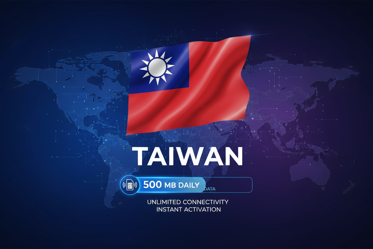 TAIWAN DAILY 500 MB with flag