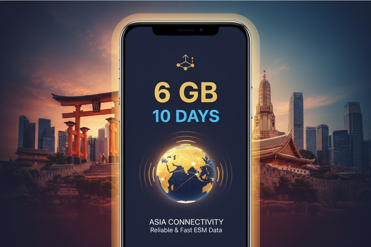 TRUE Travel World Asia 6 GB 10 DAY