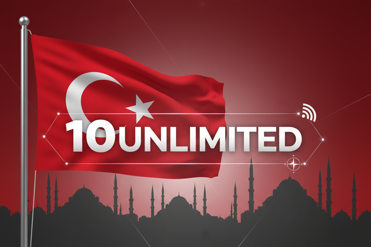 Turkey -10UNLIMITED with flag