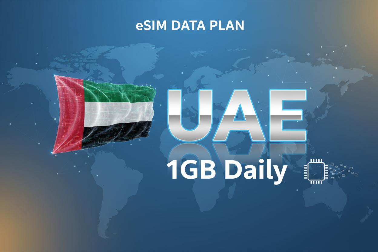UAE -1GB(Daily) with flag