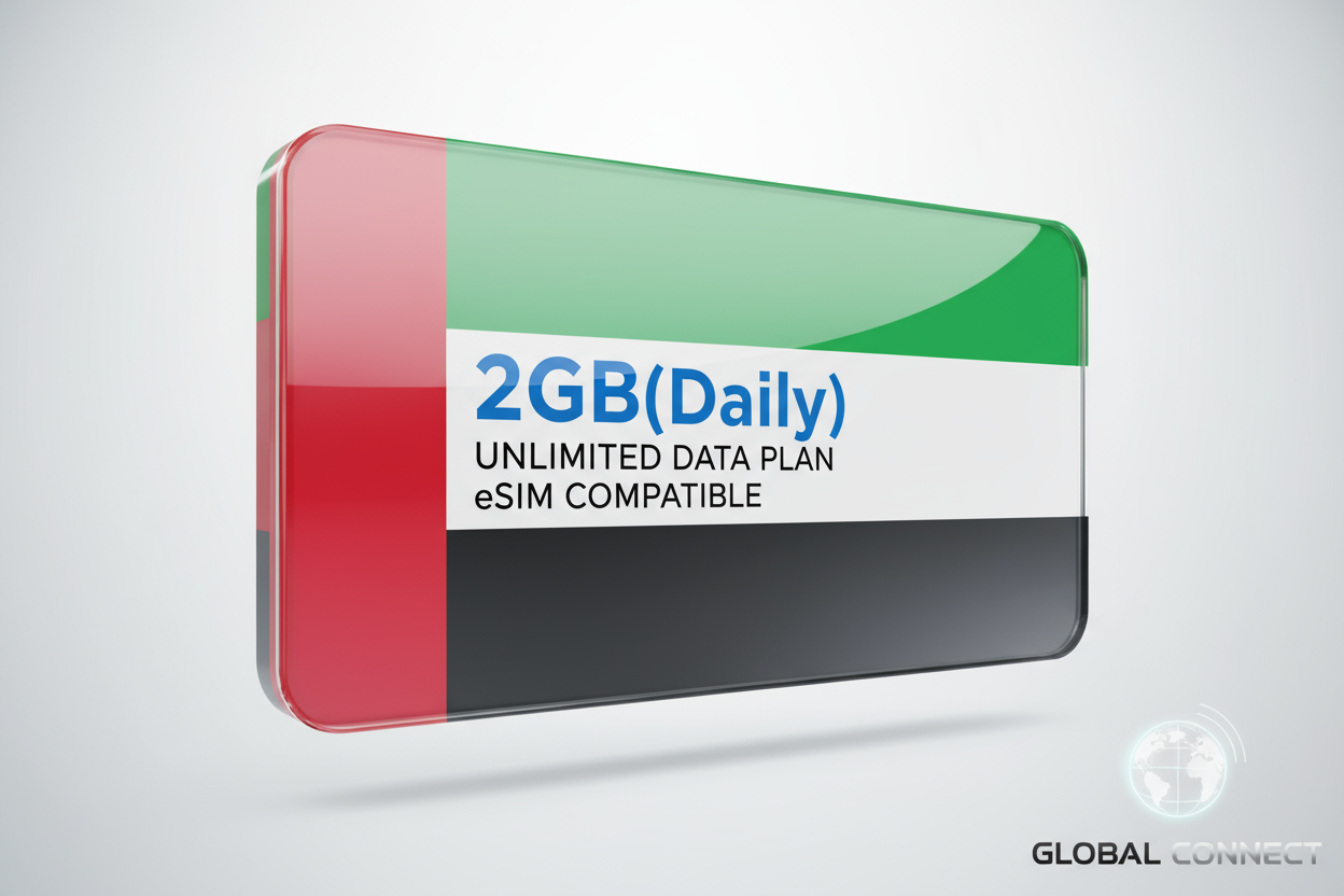 UAE -2GB(Daily) with flag
