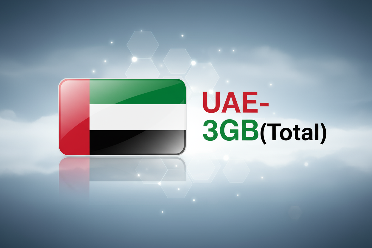 UAE-3GB(Total) with flag