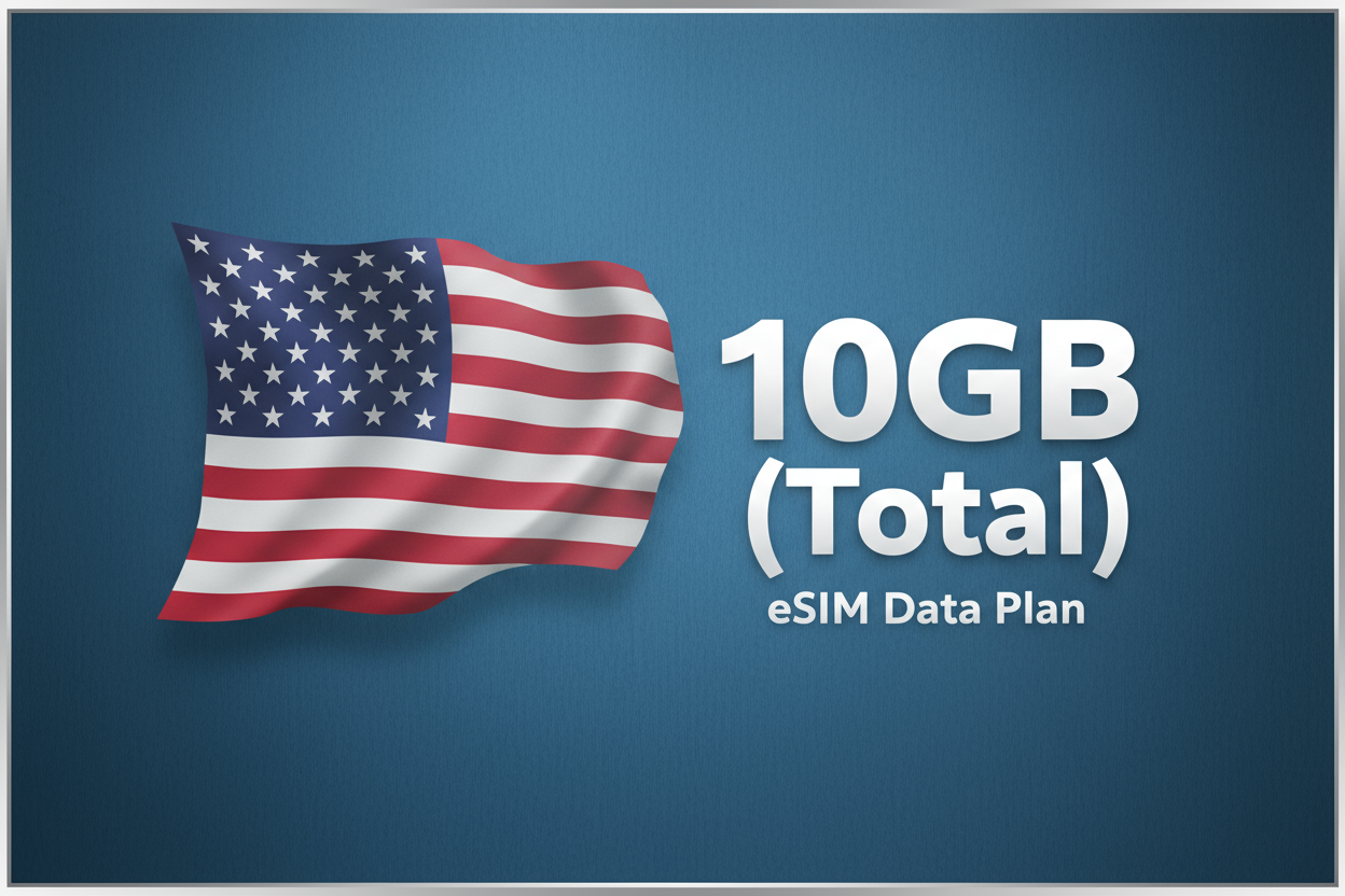 USA -10GB(Total) WITH FLAG