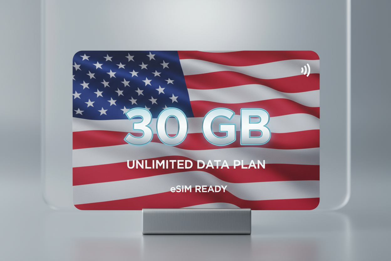 USA 30 GB with flag