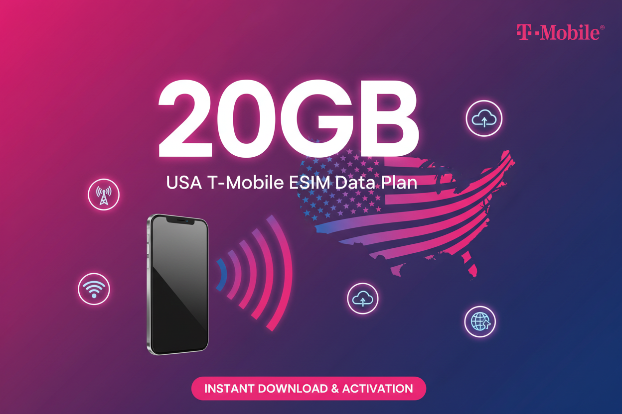 USA T MOBILE 20 GB