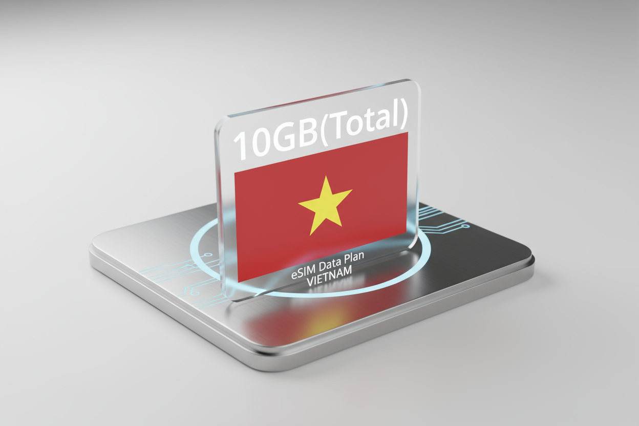 Vietnam - 10GB(Total) with flag